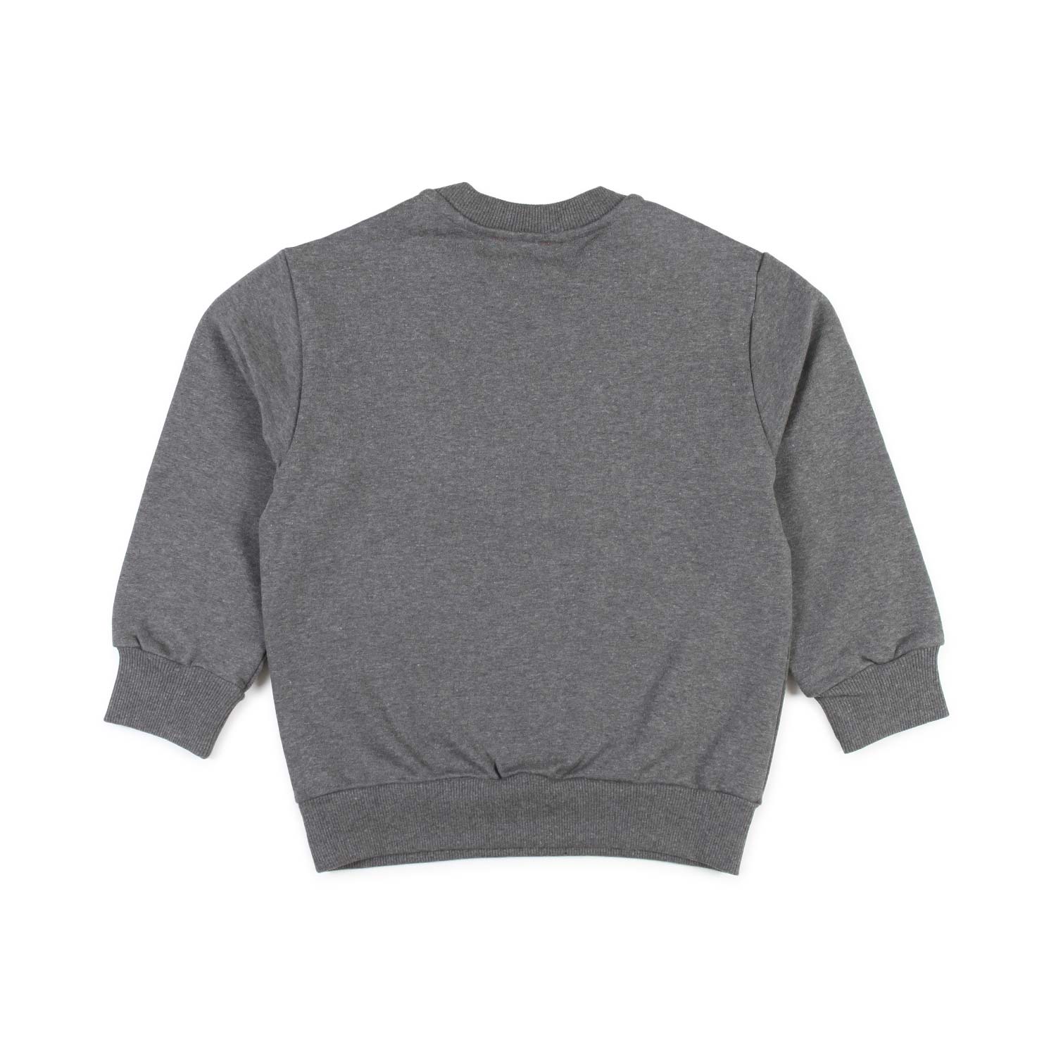 FELPA UNISEX GRIGIA CON LOGO BIANCO - annameglio.com abbigliamento moda