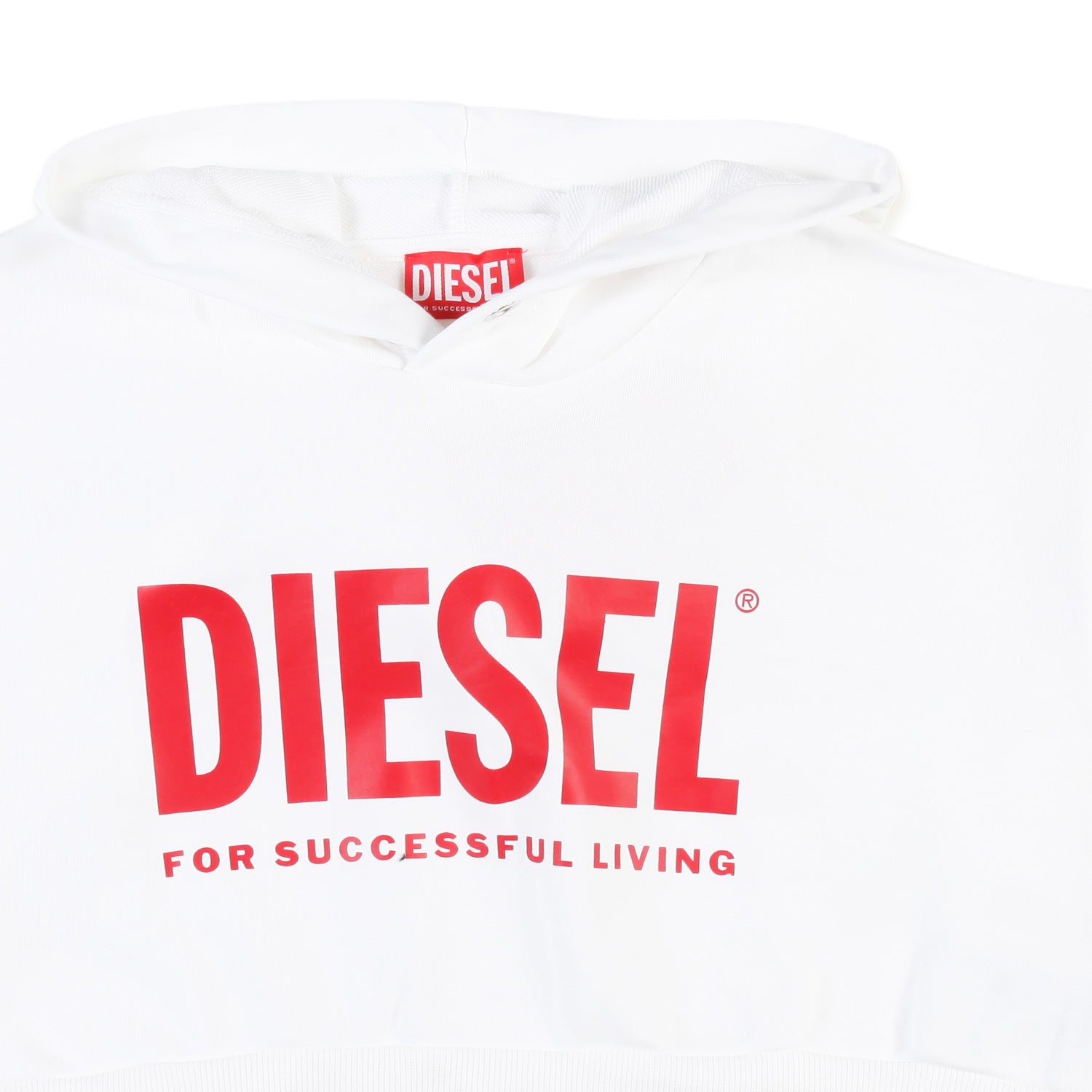 FELPA CROPPED BIANCA CON CAPPUCCIO BAMBINA TEEN - annameglio.com abbigliamento moda