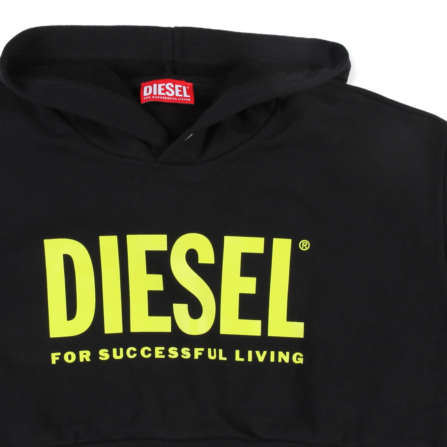 FELPA CROPPED NERA CON CAPPUCCIO BAMBINA TEEN - annameglio.com abbigliamento moda