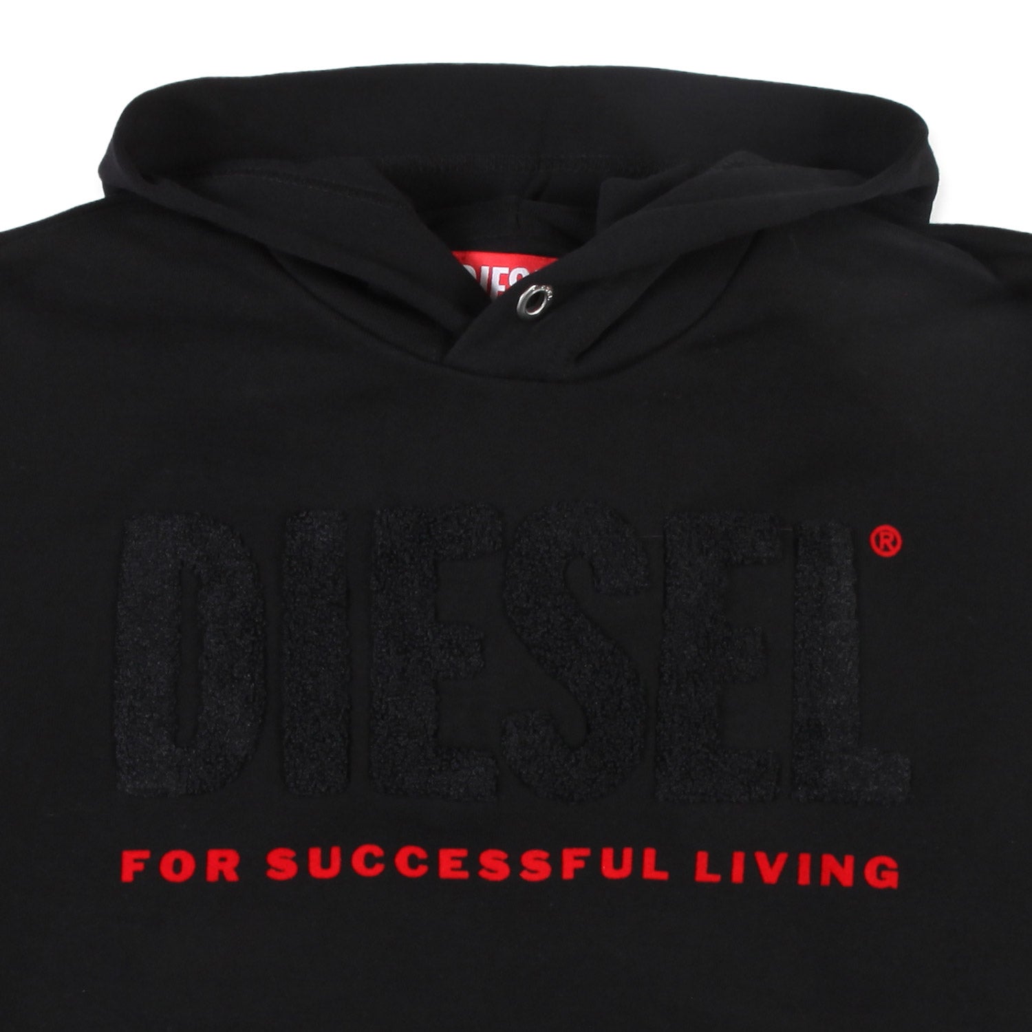 FELPA HOODIE UNISEX NERA CON LOGO SPUGNA - annameglio.com abbigliamento moda