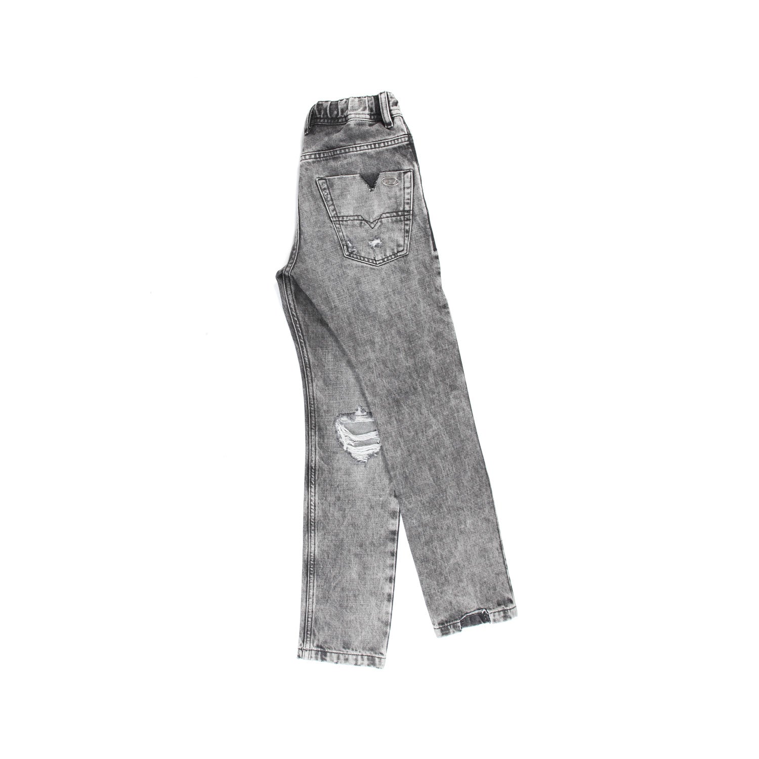 JEANS DESTROYED GRIGIO UNISEX - annameglio.com abbigliamento moda