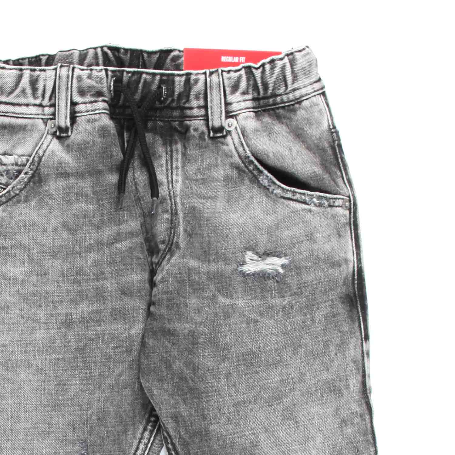 JEANS DESTROYED GRIGIO UNISEX - annameglio.com abbigliamento moda