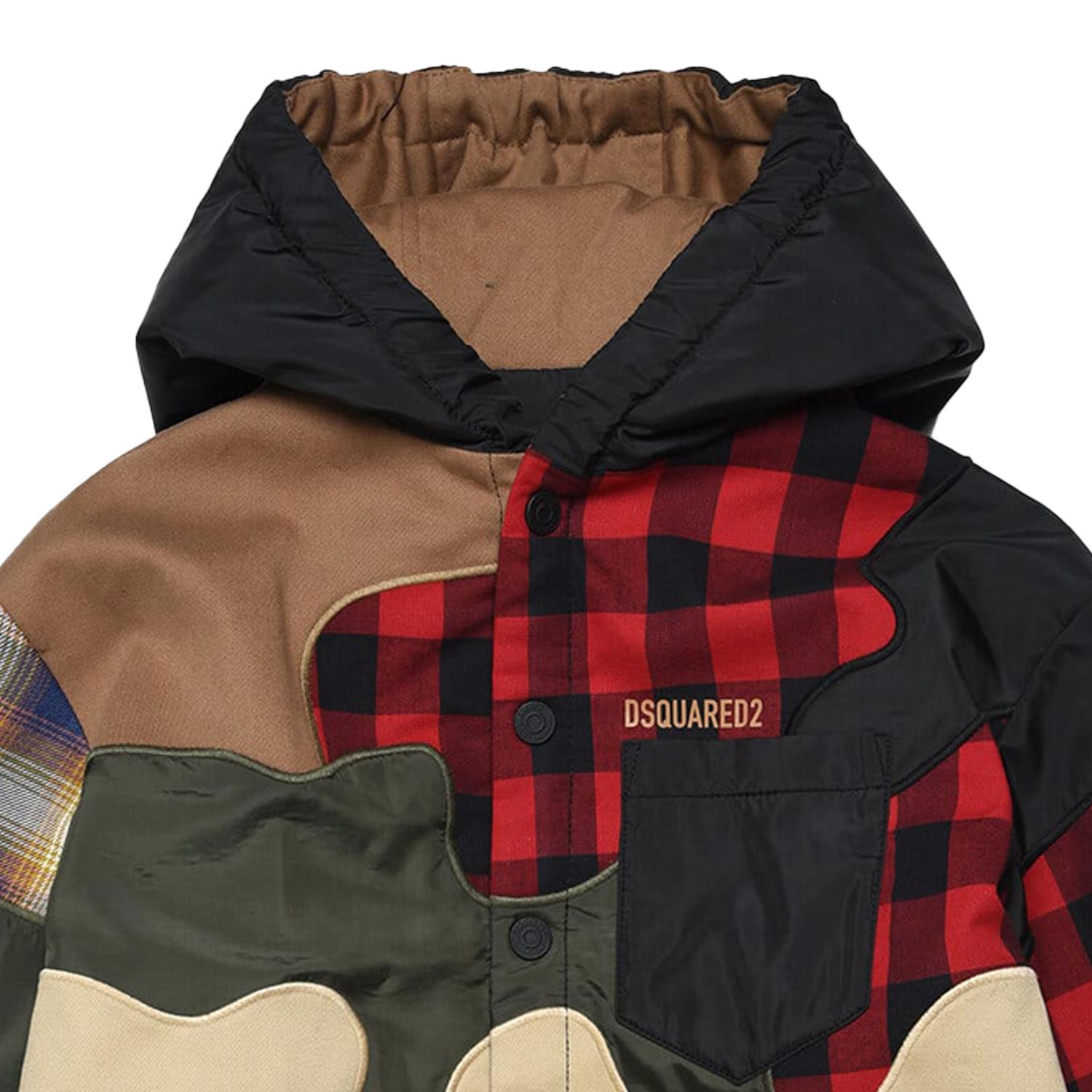 GIUBBOTTO MULTICOLOR CON CAPPUCCIO - annameglio.com abbigliamento moda