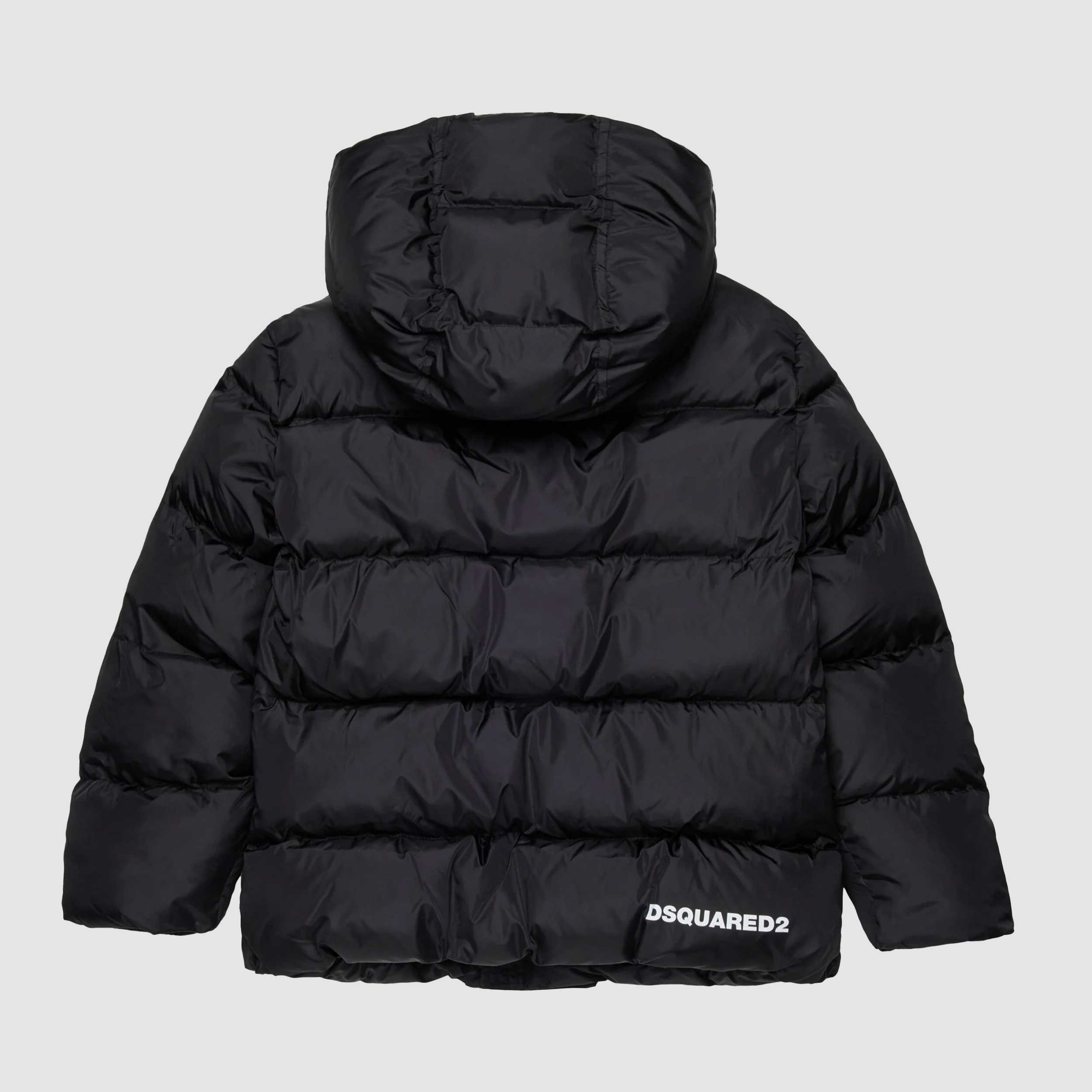 GIUBBOTTO UNISEX NERO CON LOGHI BIANCHI - annameglio.com abbigliamento moda