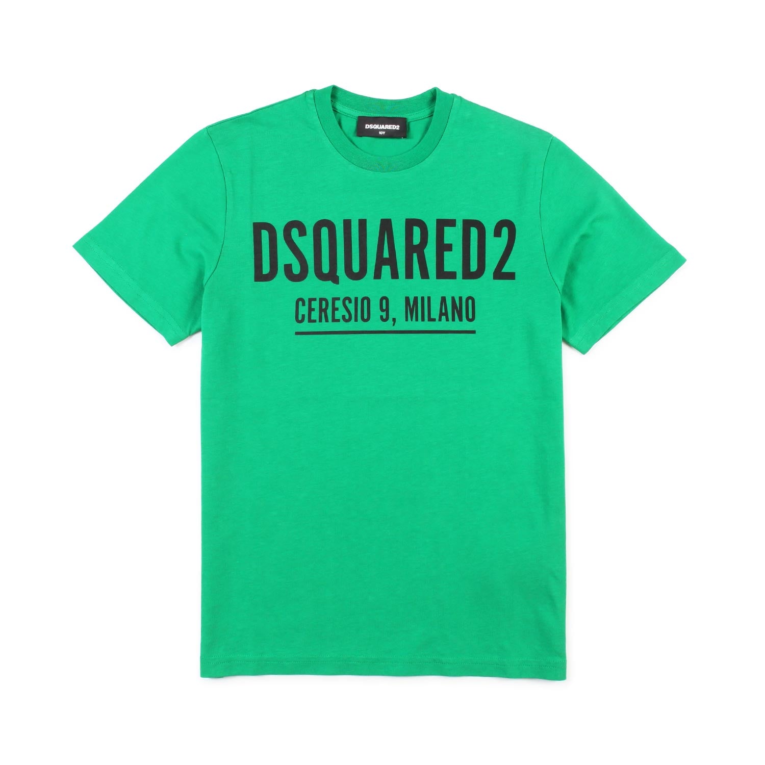 T-SHIRT UNISEX VERDE CON LOGO NERO JR E TEEN - annameglio.com abbigliamento moda