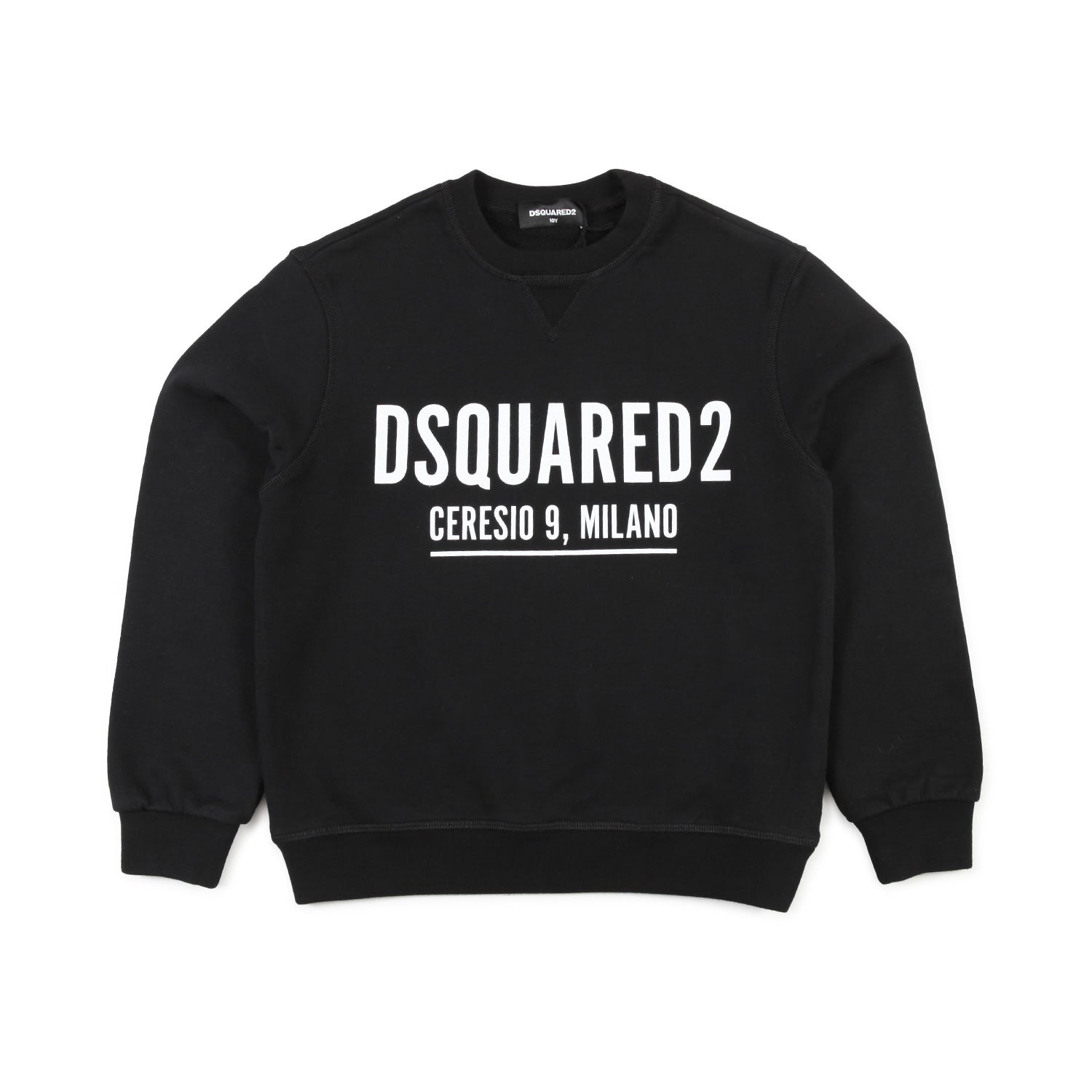 FELPA UNISEX NERA CON LOGO CERESIO JR E TEEN - annameglio.com abbigliamento moda