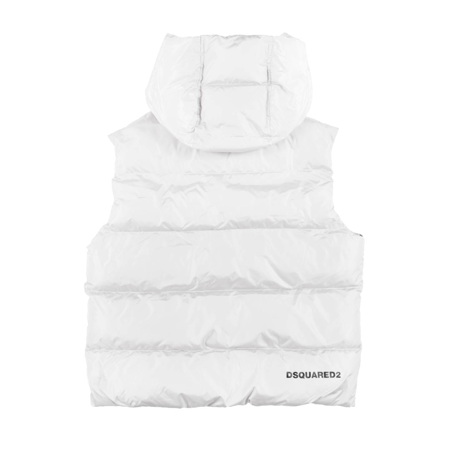 GILET NO-GENDER BIANCO IN NYLON TRAPUNTATO - annameglio.com abbigliamento moda