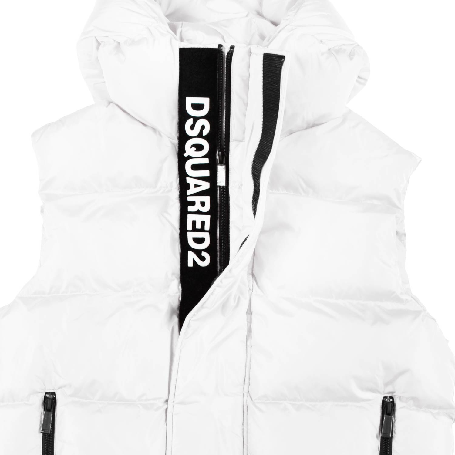 GILET NO-GENDER BIANCO IN NYLON TRAPUNTATO - annameglio.com abbigliamento moda