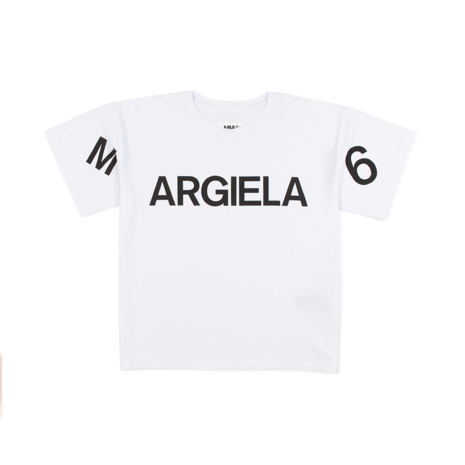 T-SHIRT BIANCA CON LOGO NERO BAMBINA E RAGAZZA - annameglio.com abbigliamento moda