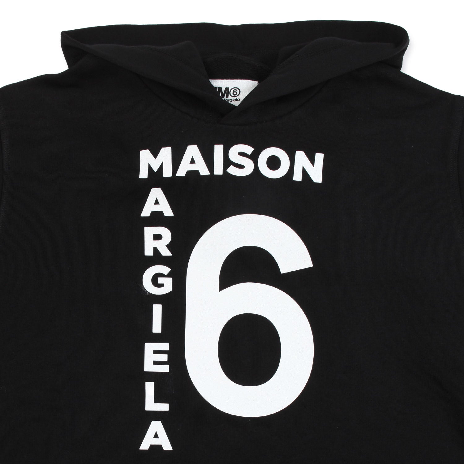 FELPA HOODIE NERA CON LOGO BIANCO BAMBINA TEEN - annameglio.com abbigliamento moda