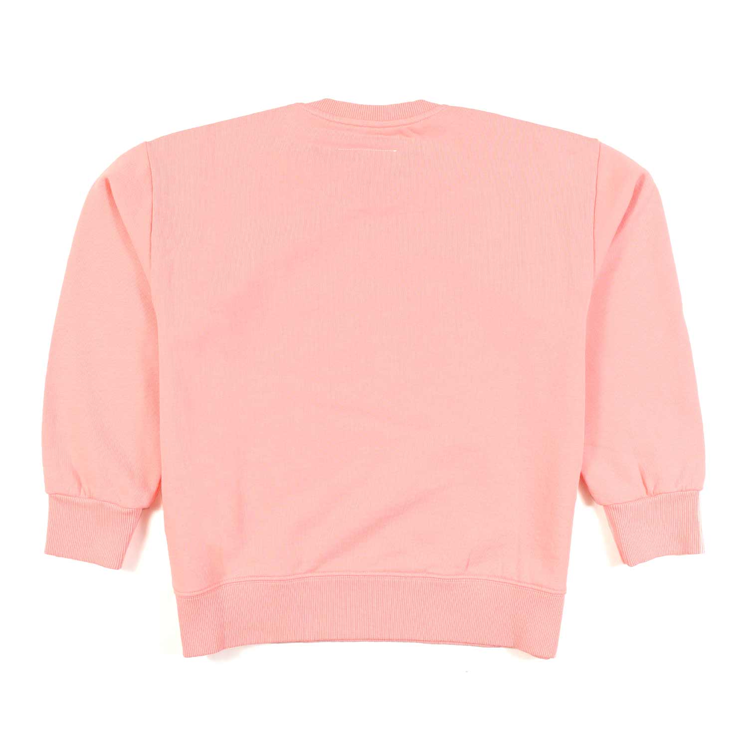FELPA ROSA CON LOGO BIANCO BAMBINA E RAGAZZA - annameglio.com abbigliamento moda