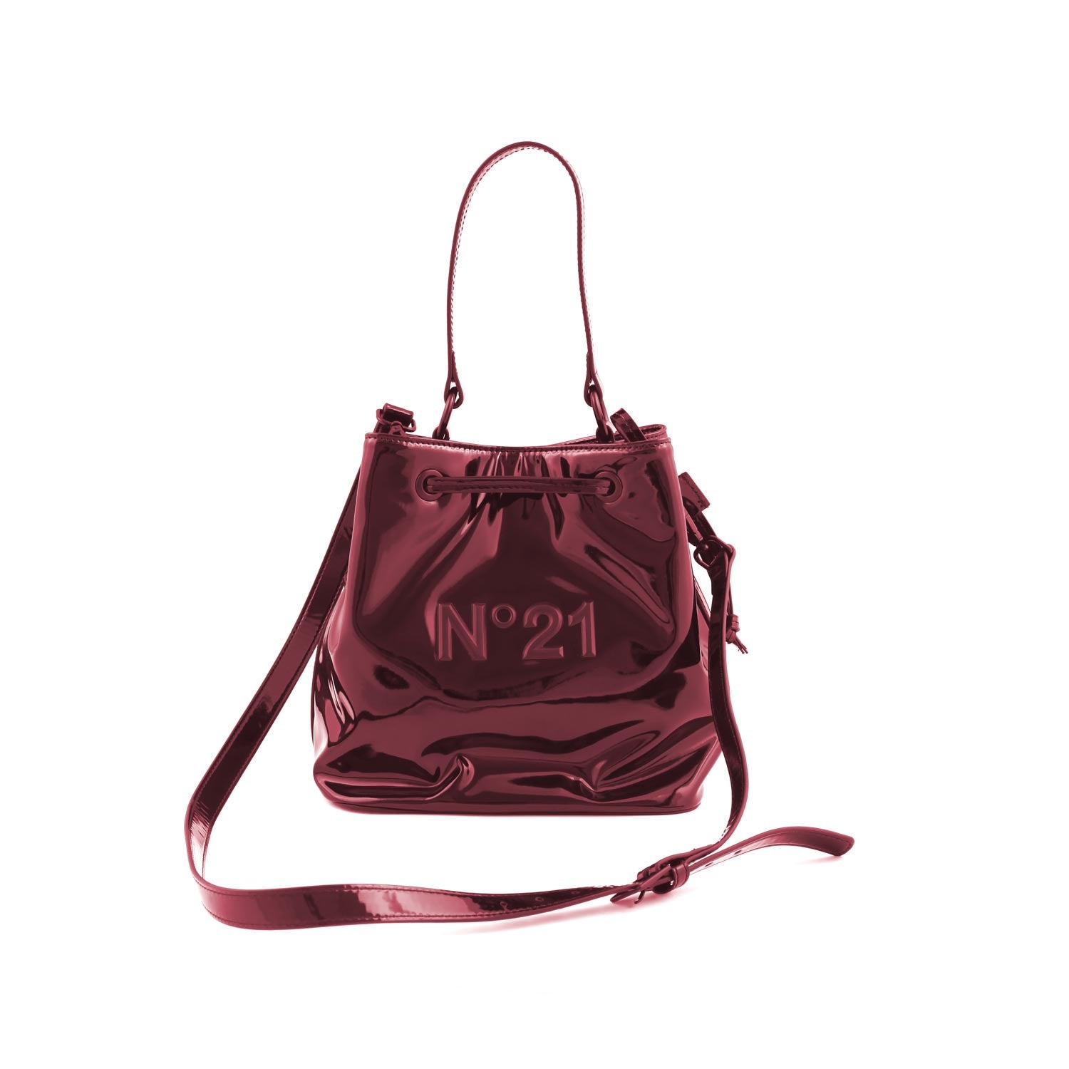 BORSA A SECCHIELLO ROSSO BORGOGNA BAMBINA E TEEN - annameglio.com abbigliamento moda