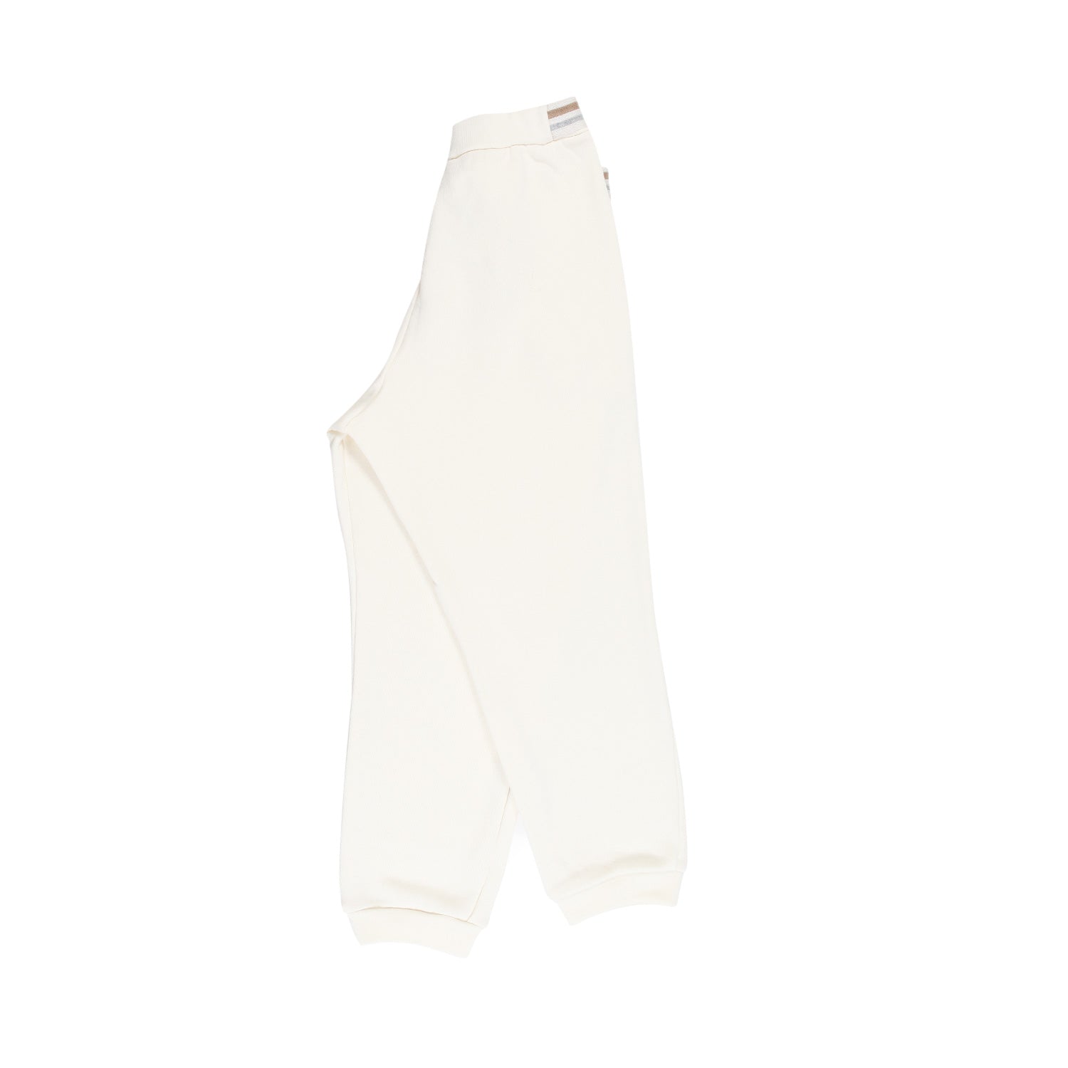 PANTALONE UNISEX IN FELPA PANNA - annameglio.com abbigliamento moda