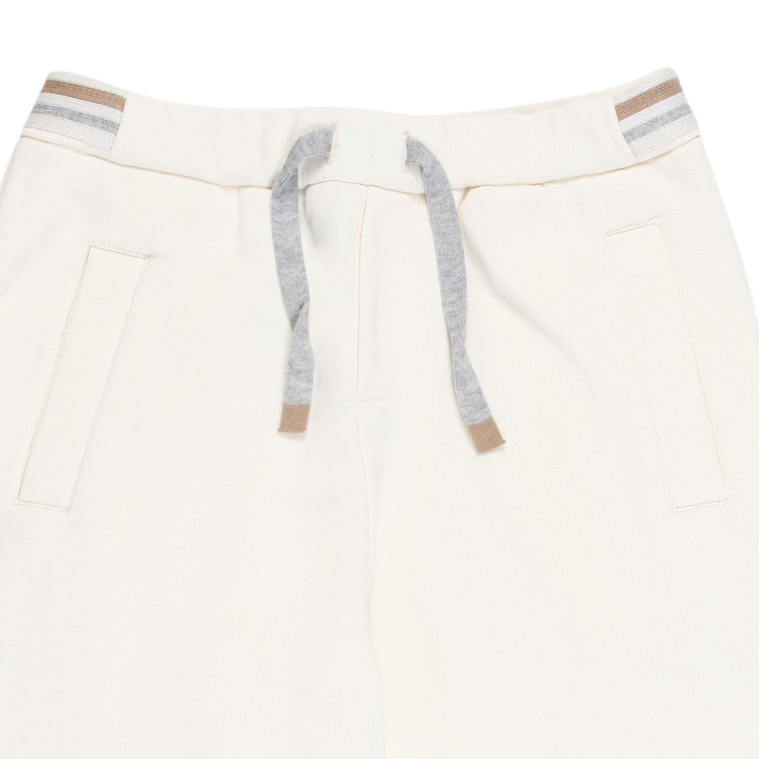 PANTALONE UNISEX IN FELPA PANNA - annameglio.com abbigliamento moda