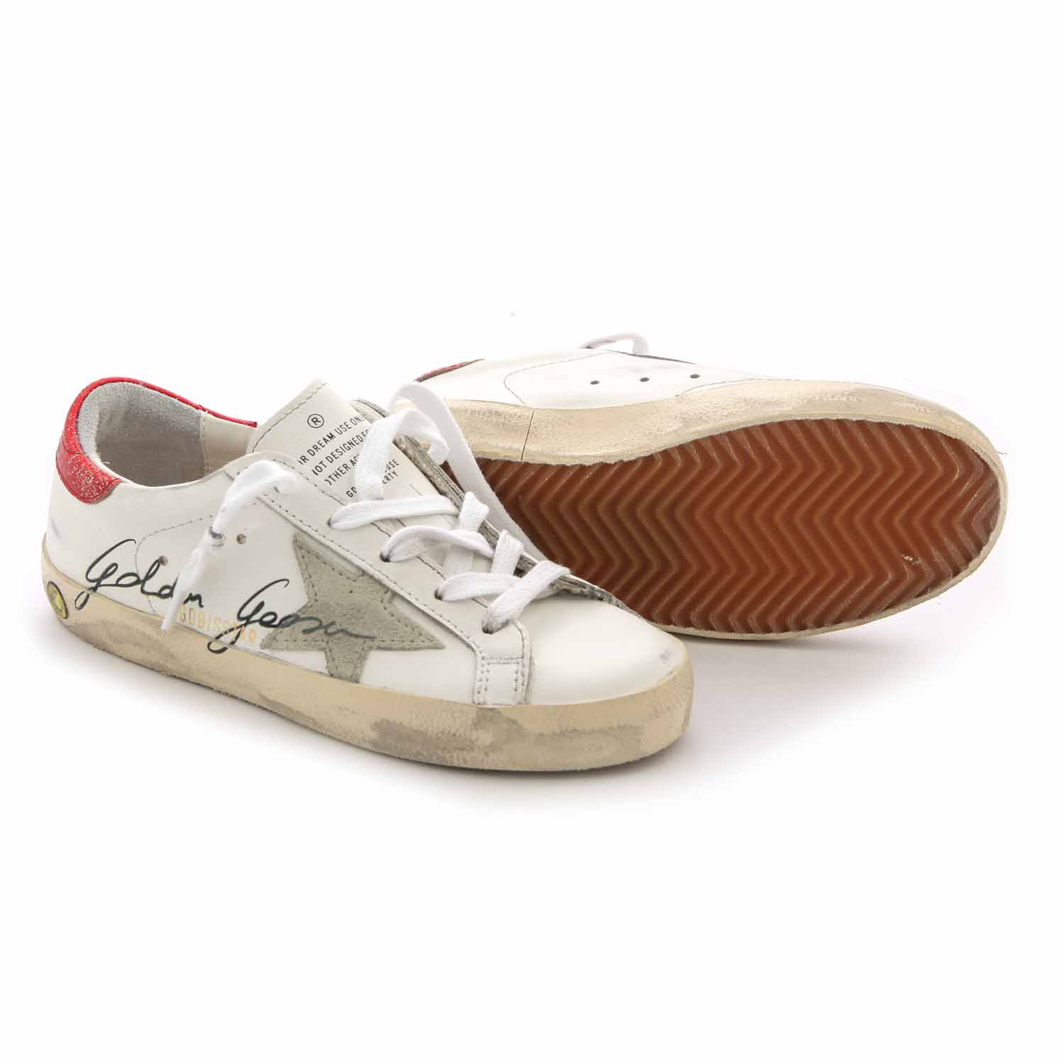 SNEAKER SSTAR BIANCA E ROSSA JUNIOR - annameglio.com abbigliamento moda