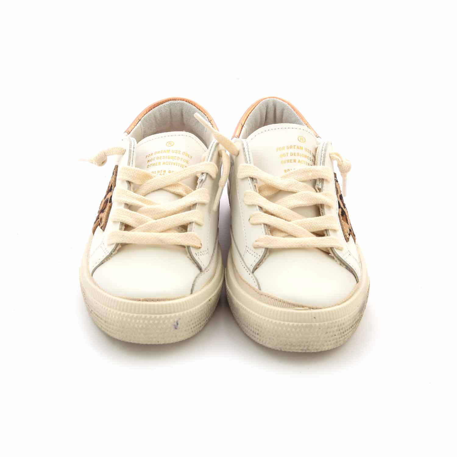 SNEAKER GGDB MAY CON STELLA LEOPARDATA BAMBINA JR - annameglio.com abbigliamento moda