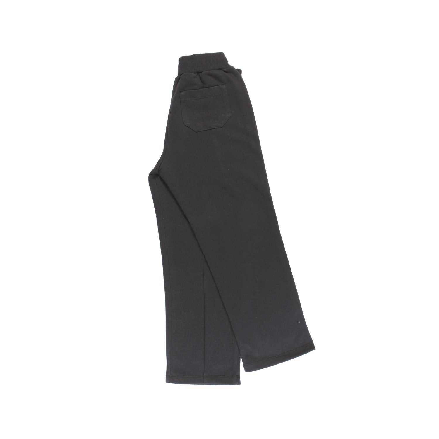 PANTALONE TUTA NERO CON STELLA BIANCA BAMBINA - annameglio.com abbigliamento moda