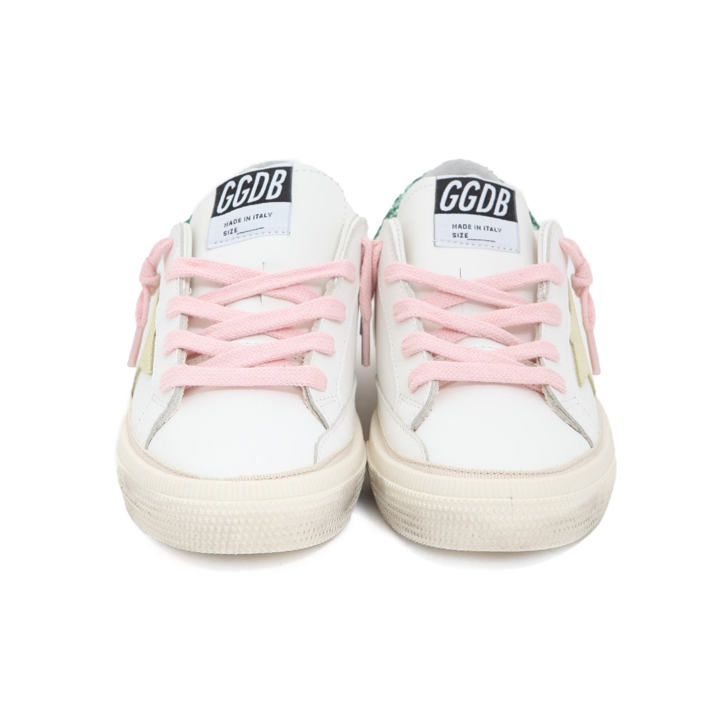 SNEAKER GGDB MAY BIANCA, VERDE E ROSA RAGAZZA - annameglio.com abbigliamento moda
