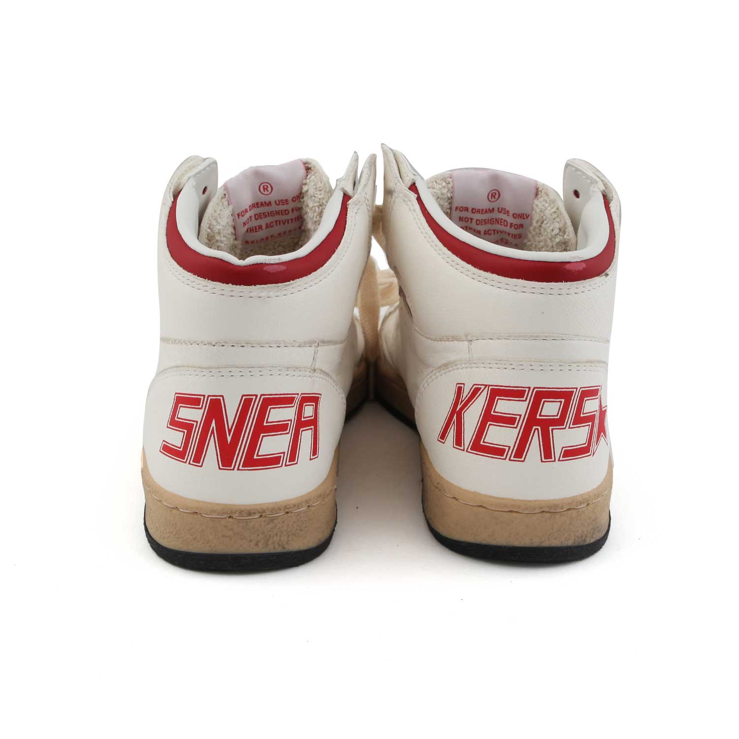 SNEAKER UNISEX GGDB SKY STAR BIANCA E ROSSA JUNIOR - annameglio.com abbigliamento moda