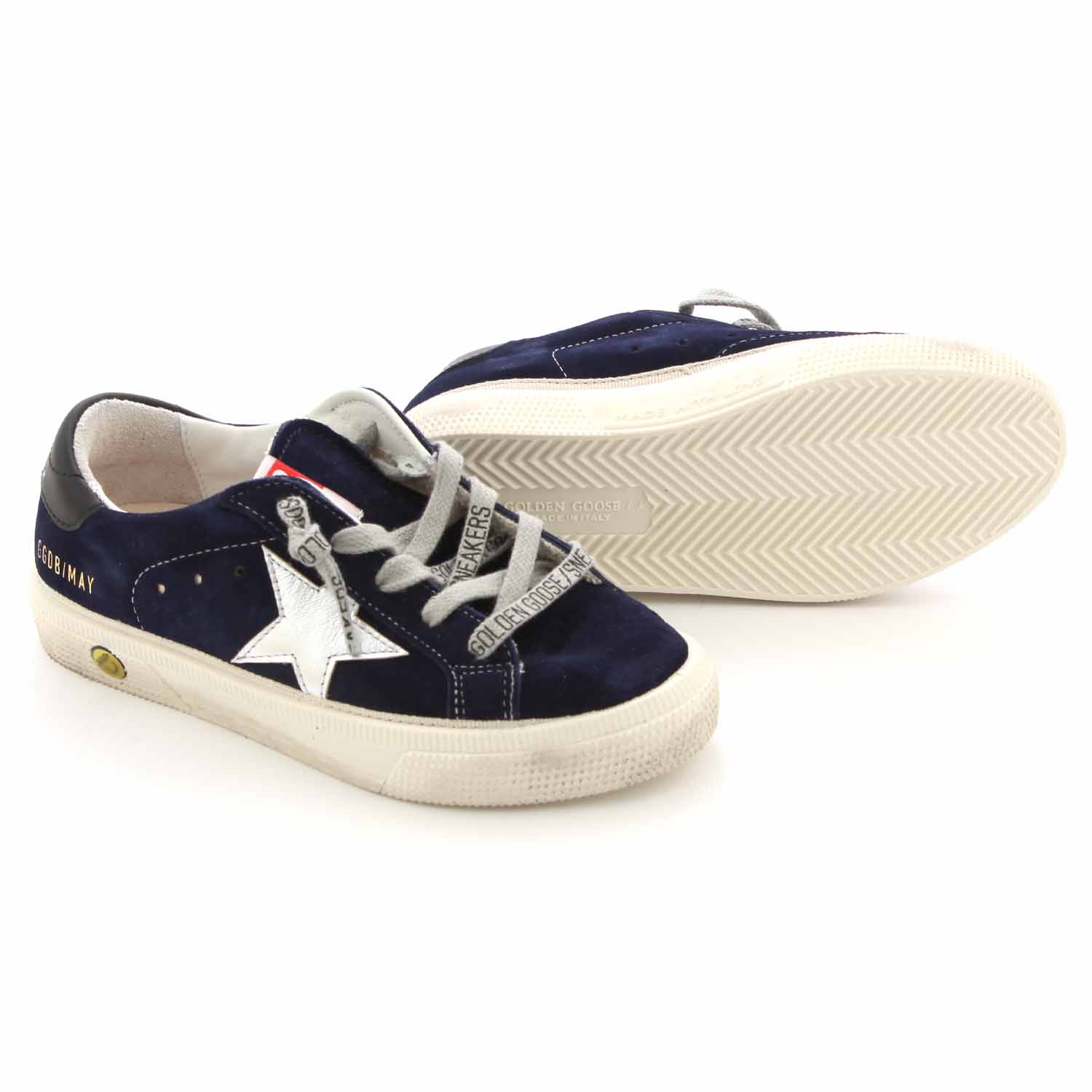 SNEAKER GGDB MAY BLU E BIANCA JUNIOR - annameglio.com abbigliamento moda