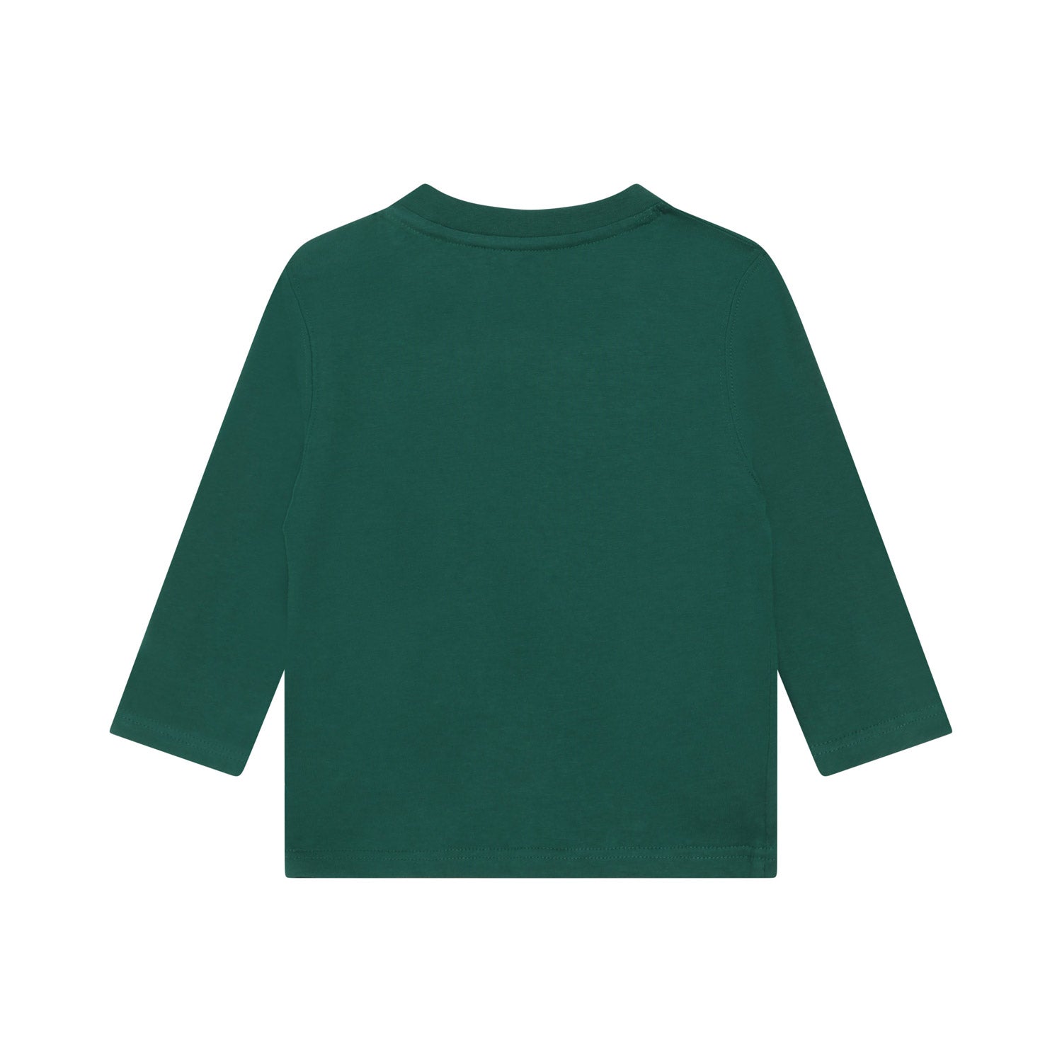 BABY T-SHIRT MANICA LUNGA VERDE CON LOGO SFUMATO - annameglio.com abbigliamento moda