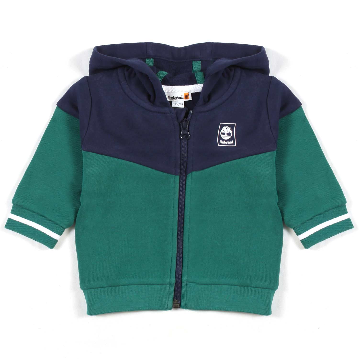 FELPA COLOR BLOCK BLU NAVY E VERDE BAMBINO - annameglio.com abbigliamento moda