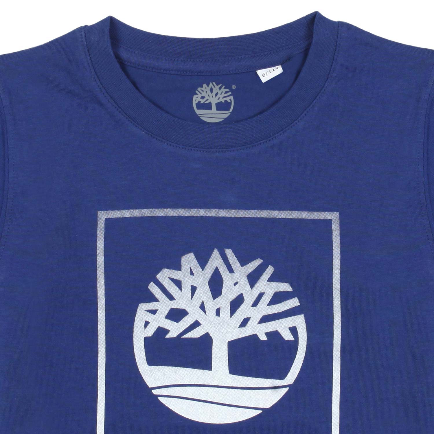 T-SHIRT MANICA LUNGA BLU INDACO CON LOGO SFUMATO - annameglio.com abbigliamento moda