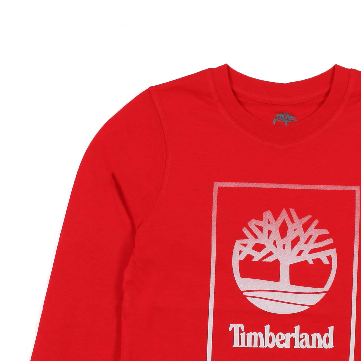 T-SHIRT MANICA LUNGA ROSSA CON LOGO SFUMATO - annameglio.com abbigliamento moda