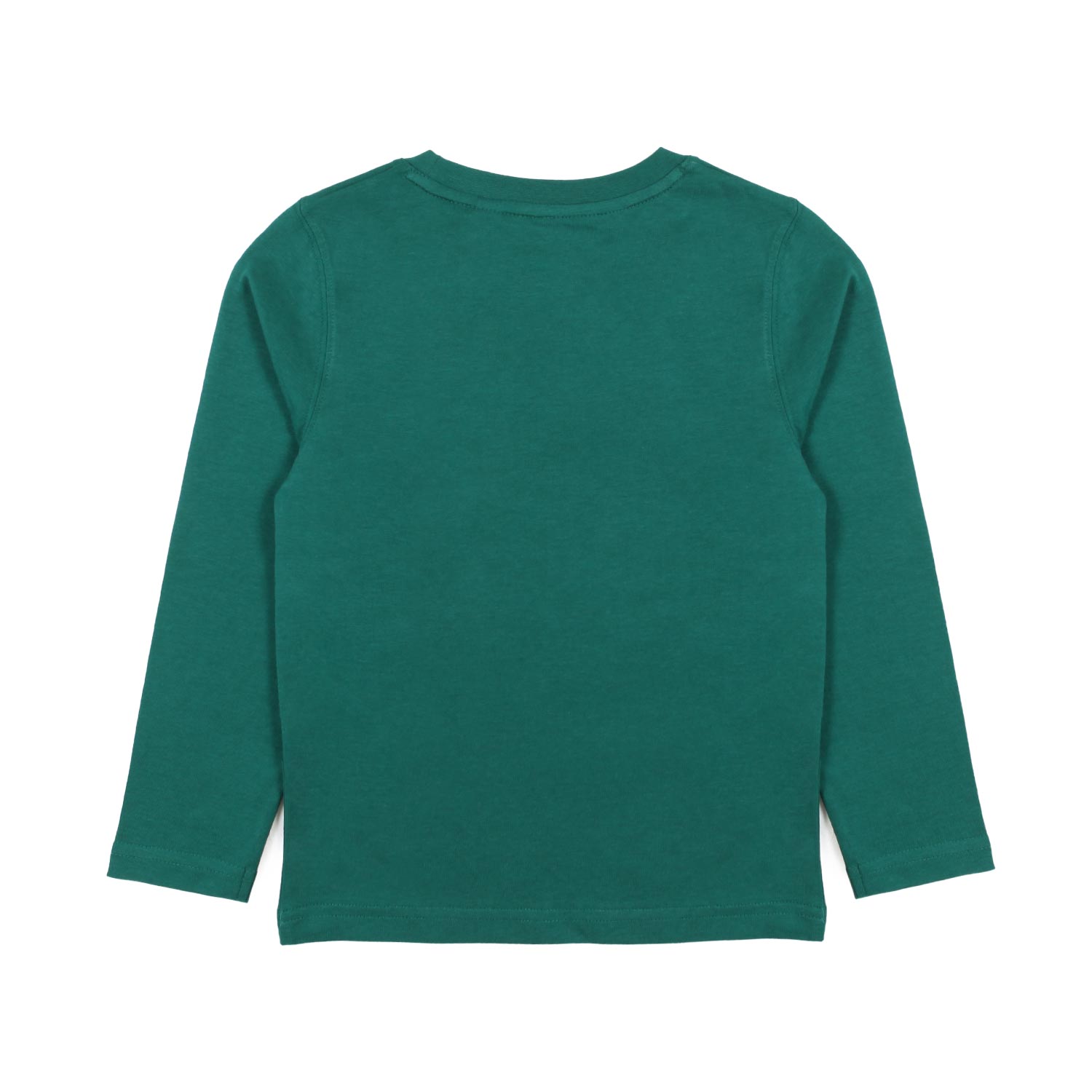 T-SHIRT MANICA LUNGA VERDE CON LOGO SFUMATO - annameglio.com abbigliamento moda