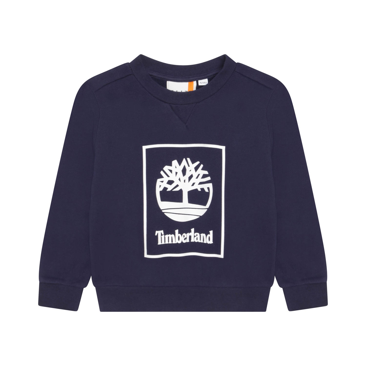 FELPA BLU SCURO CON MAXI LOGO BIANCO - annameglio.com abbigliamento moda