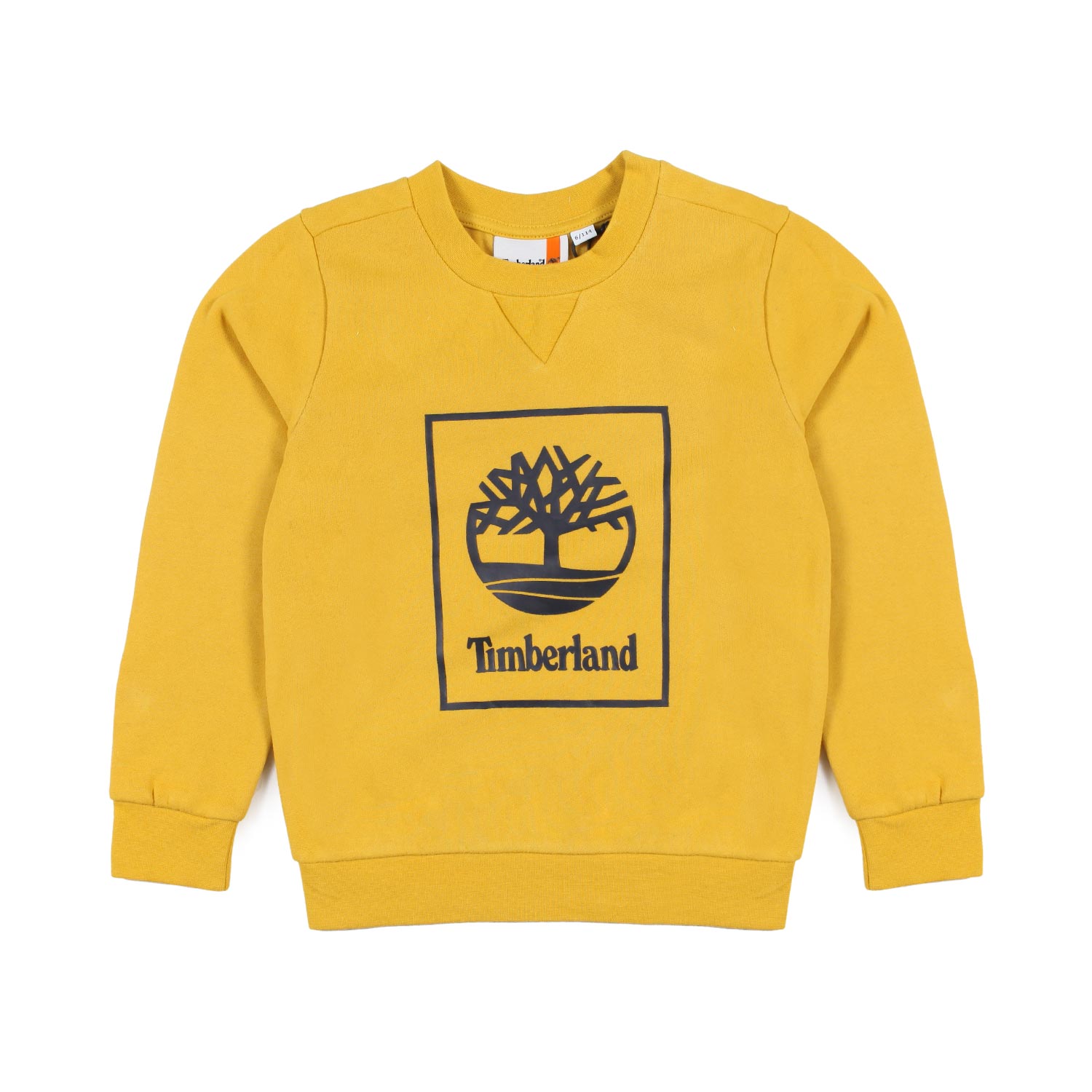 FELPA SENAPE CON MAXI LOGO NERO - annameglio.com abbigliamento moda