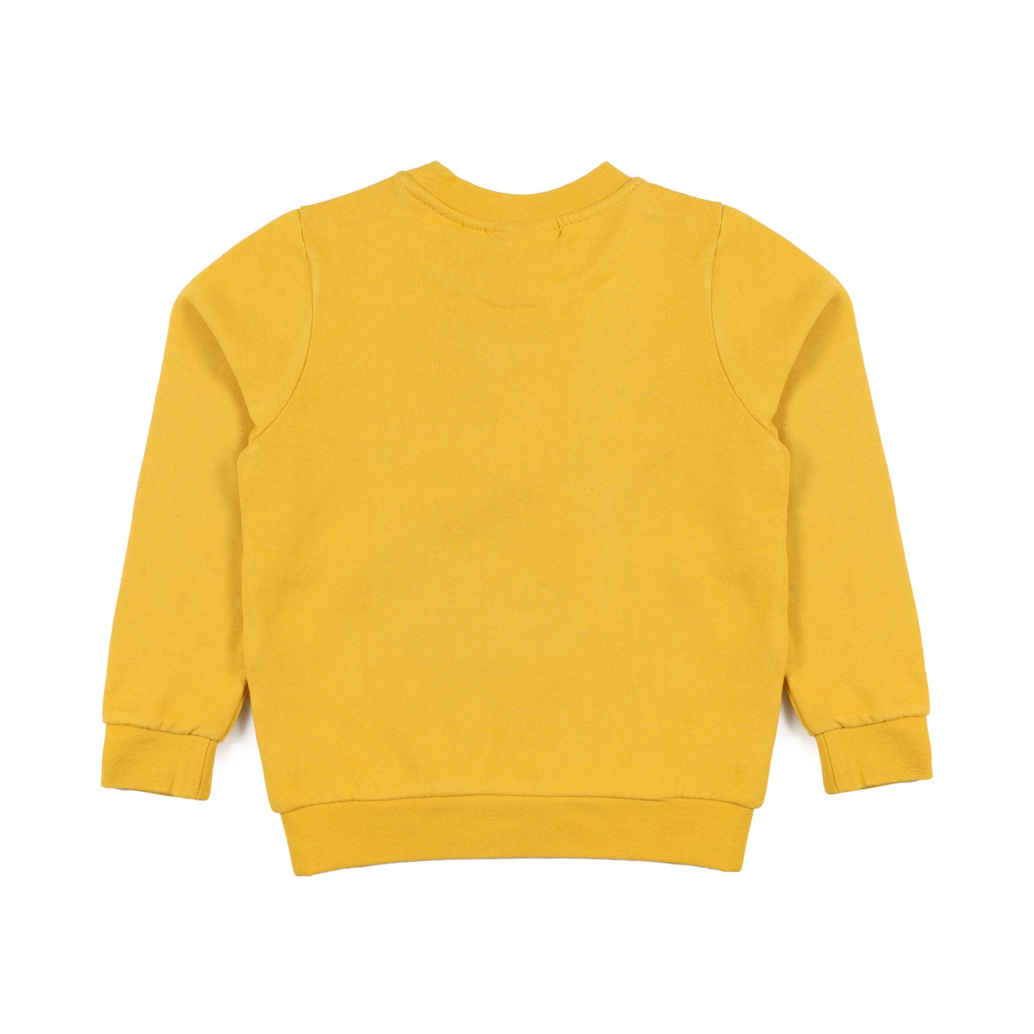 FELPA SENAPE CON MAXI LOGO NERO - annameglio.com abbigliamento moda