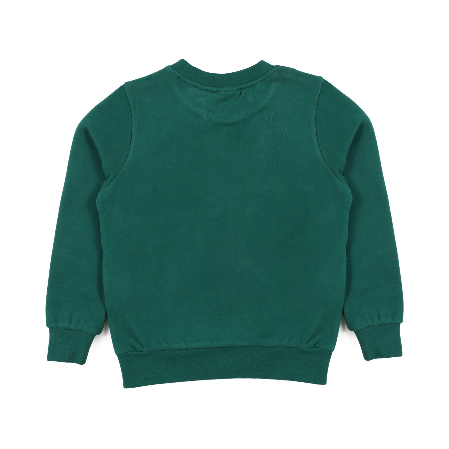 FELPA VERDE CON MAXI LOGO BIANCO - annameglio.com abbigliamento moda