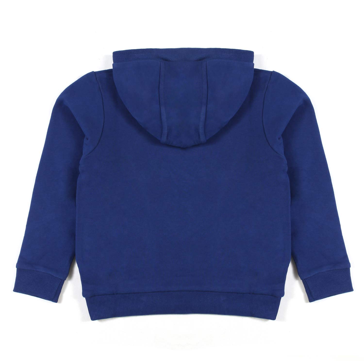FELPA HOODIE BLU CON MAXI LOGO SFUMATO - annameglio.com abbigliamento moda