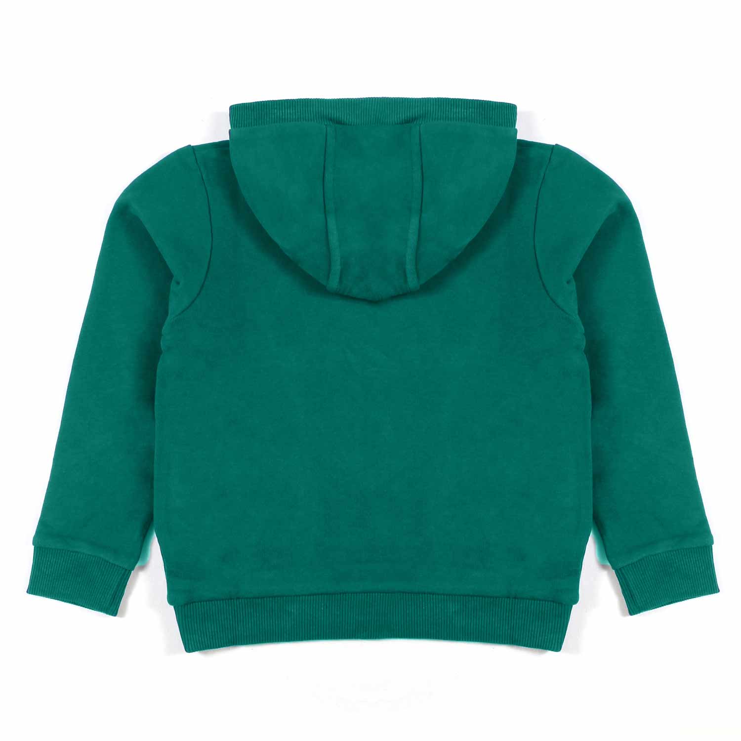 FELPA HOODIE VERDE CON MAXI LOGO SFUMATO - annameglio.com abbigliamento moda
