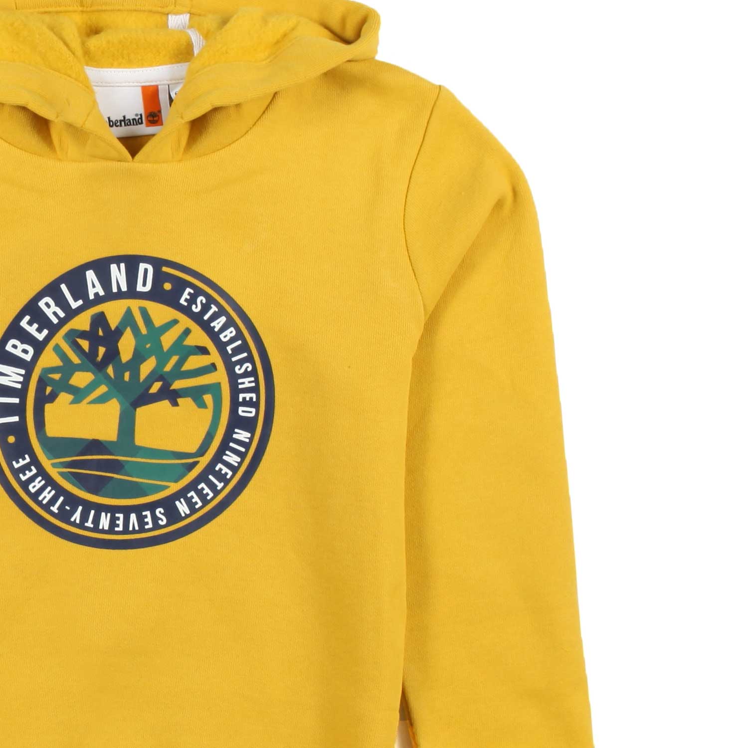 FELPA HOODIE OCRA CON MAXI LOGO MULTICOLOR - annameglio.com abbigliamento moda