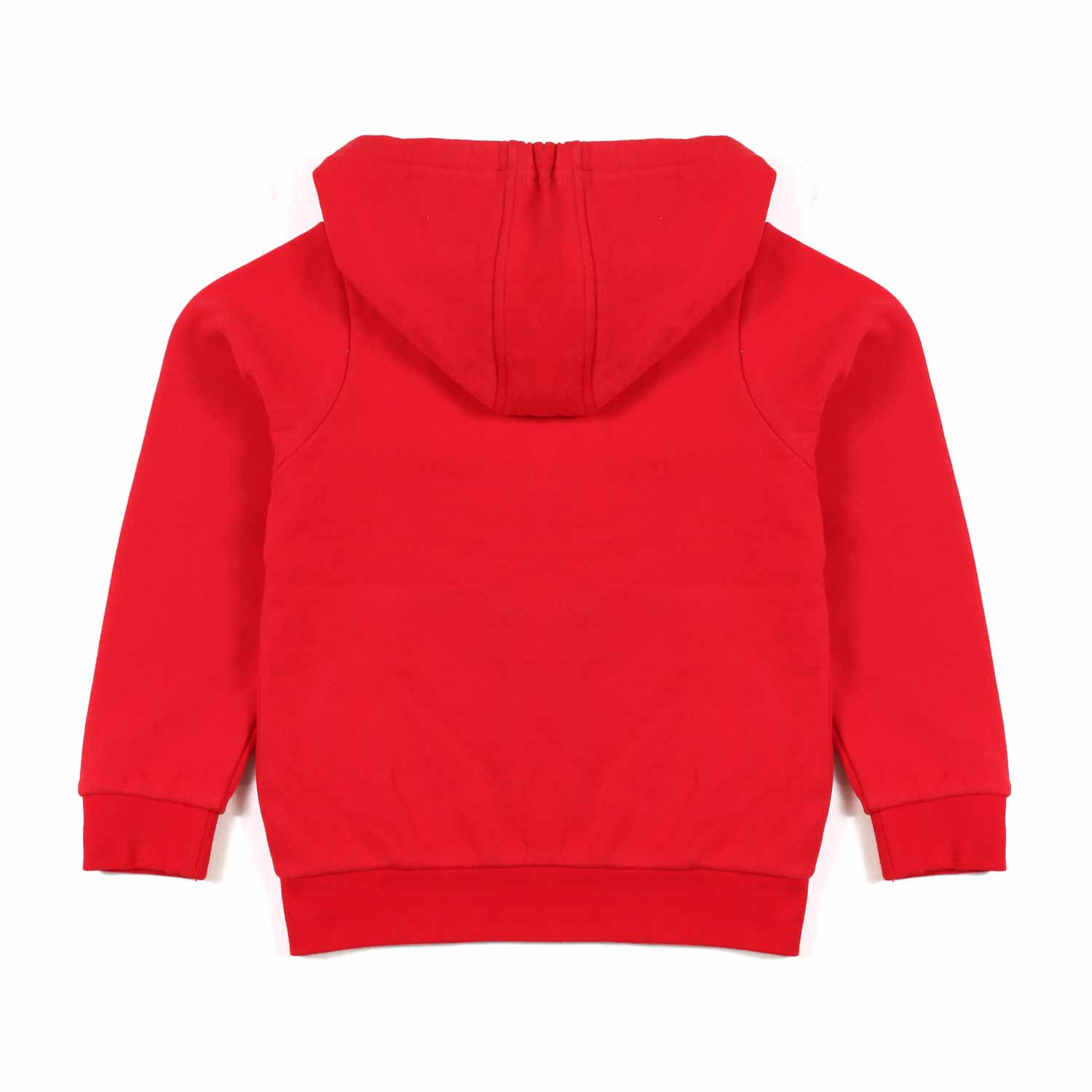 FELPA HOODIE ROSSA CON DETTAGLI BIANCHI - annameglio.com abbigliamento moda