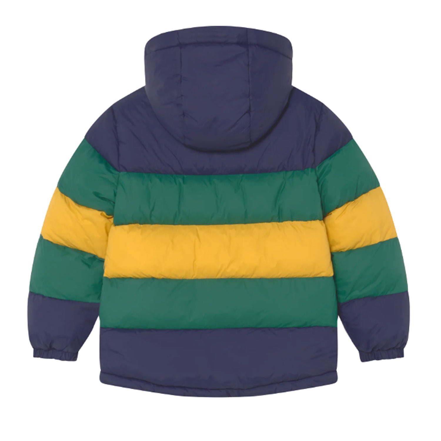 GIUBBOTTO PUFFER BLU VERDE E GIALLO BAMBINO - annameglio.com abbigliamento moda