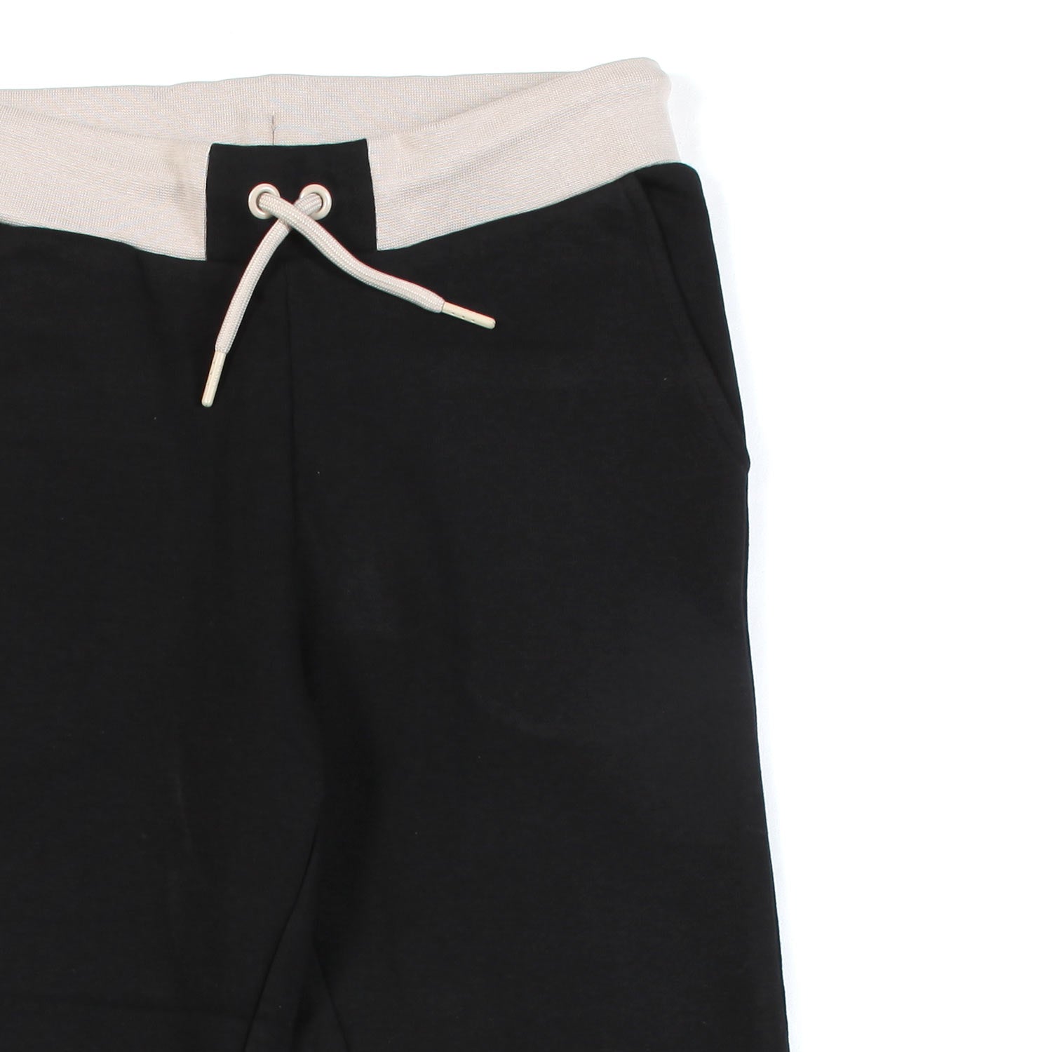 PANTALONE IN FELPA NERO E BEIGE BAMBINA E TEEN - annameglio.com abbigliamento moda