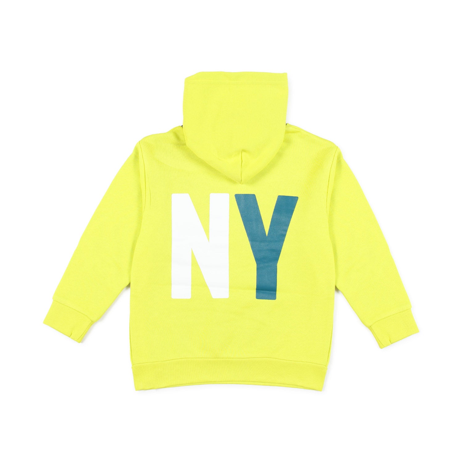 FELPA GIALLO FLUO CON LOGHI BAMBINA E TEEN - annameglio.com abbigliamento moda