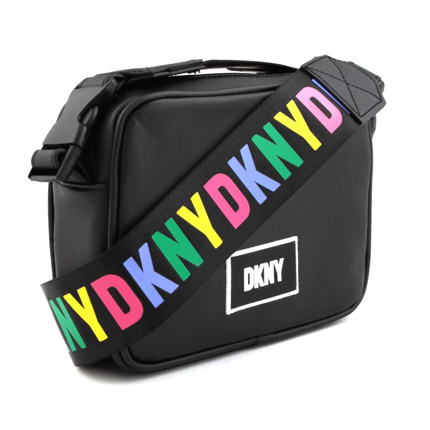 BORSA TRACOLLA NERA E MULTICOLOR BAMBINA E TEEN - annameglio.com abbigliamento moda