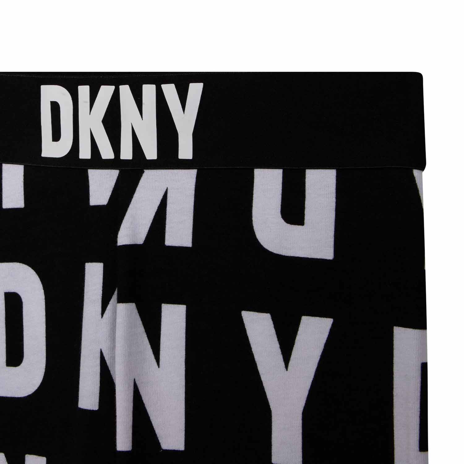 LEGGINGS NERI CON LOGHI BIANCHI BAMBINA E TEENAGER - annameglio.com abbigliamento moda