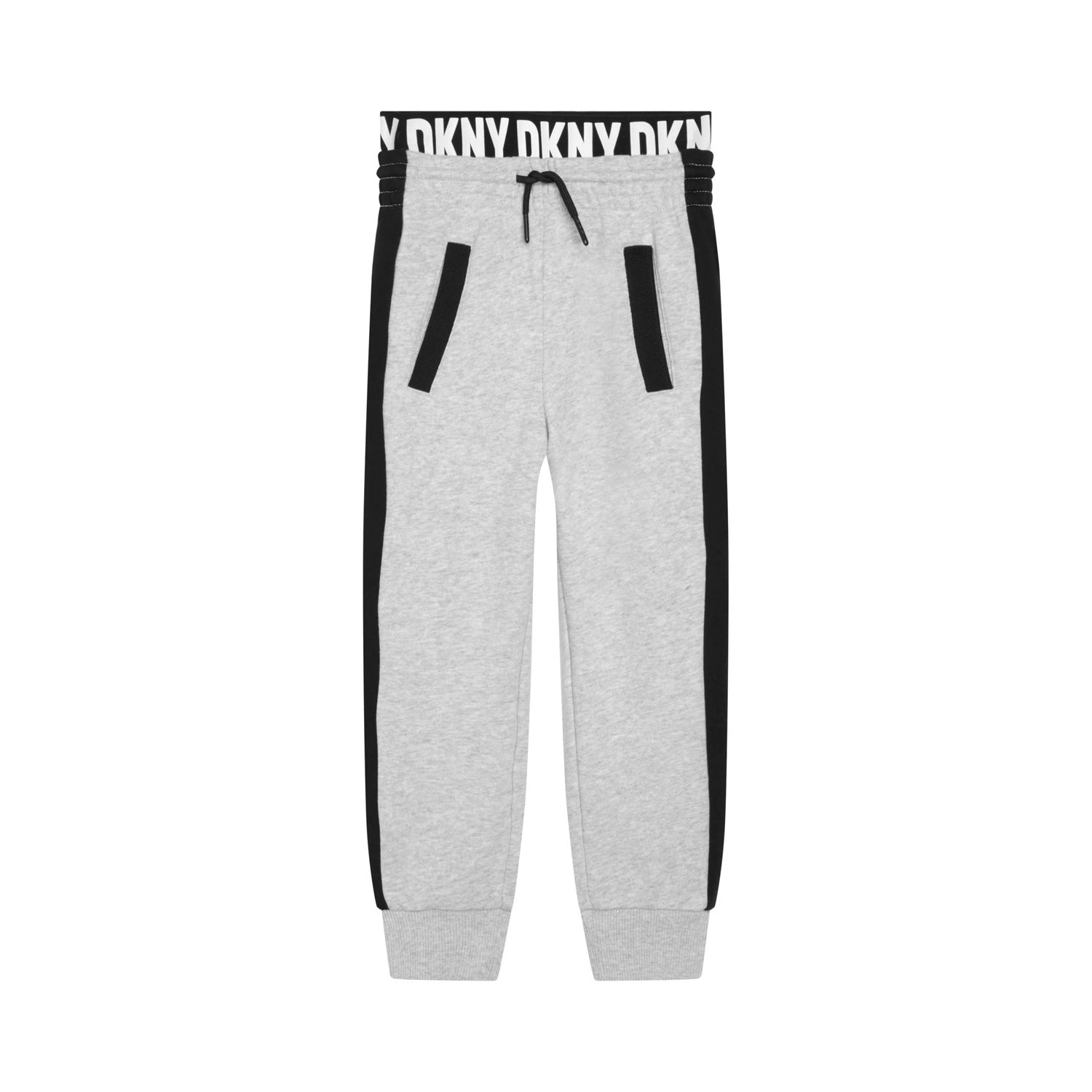 PANTALONE IN FELPA GRIGIO E NERO BAMBINA E TEEN - annameglio.com abbigliamento moda