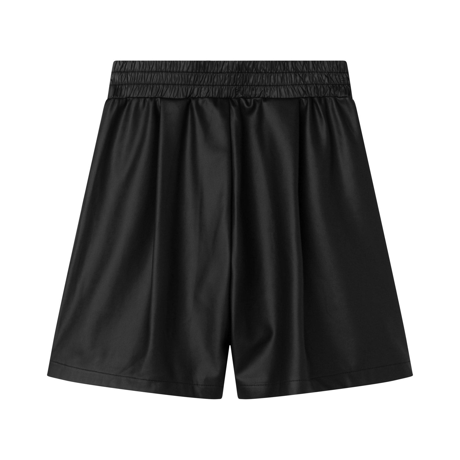 SHORTS ECOPELLE NERI BAMBINA E TEEN - annameglio.com abbigliamento moda