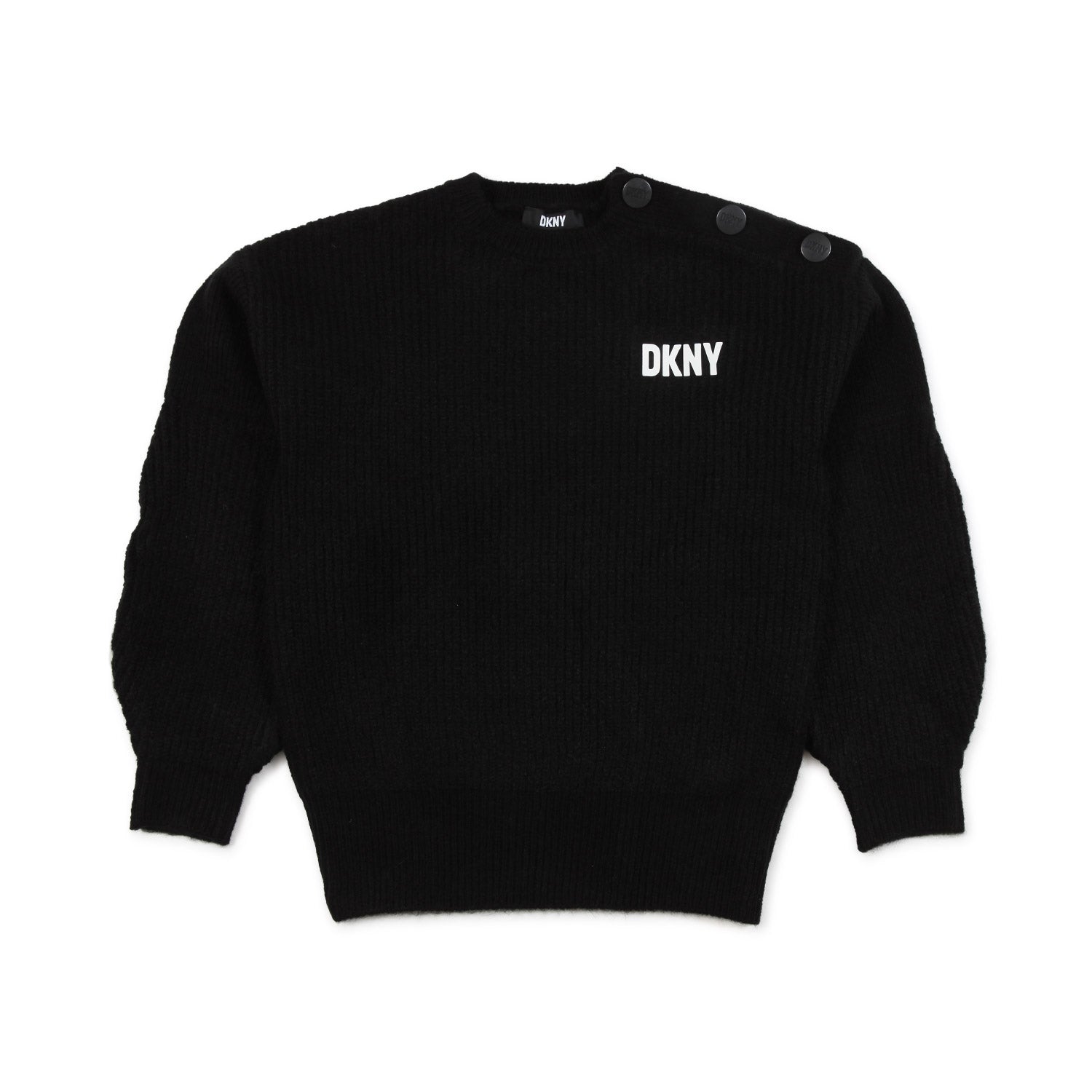 MAGLIONE NERO A COSTE BAMBINA E TEEN - annameglio.com abbigliamento moda