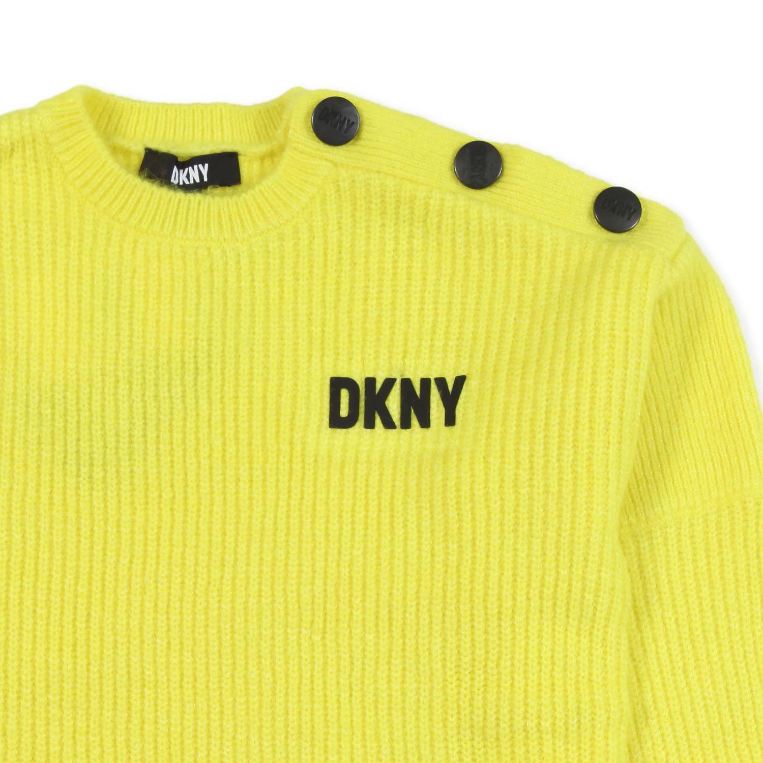 MAGLIONE GIALLO A COSTE BAMBINA E TEEN - annameglio.com abbigliamento moda