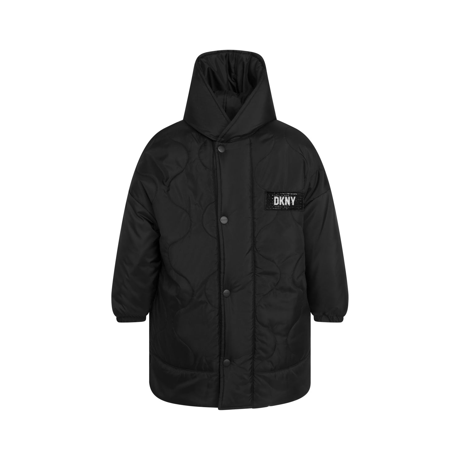 PARKA REVERSIBILE NERO BAMBINA E TEENAGER - annameglio.com abbigliamento moda