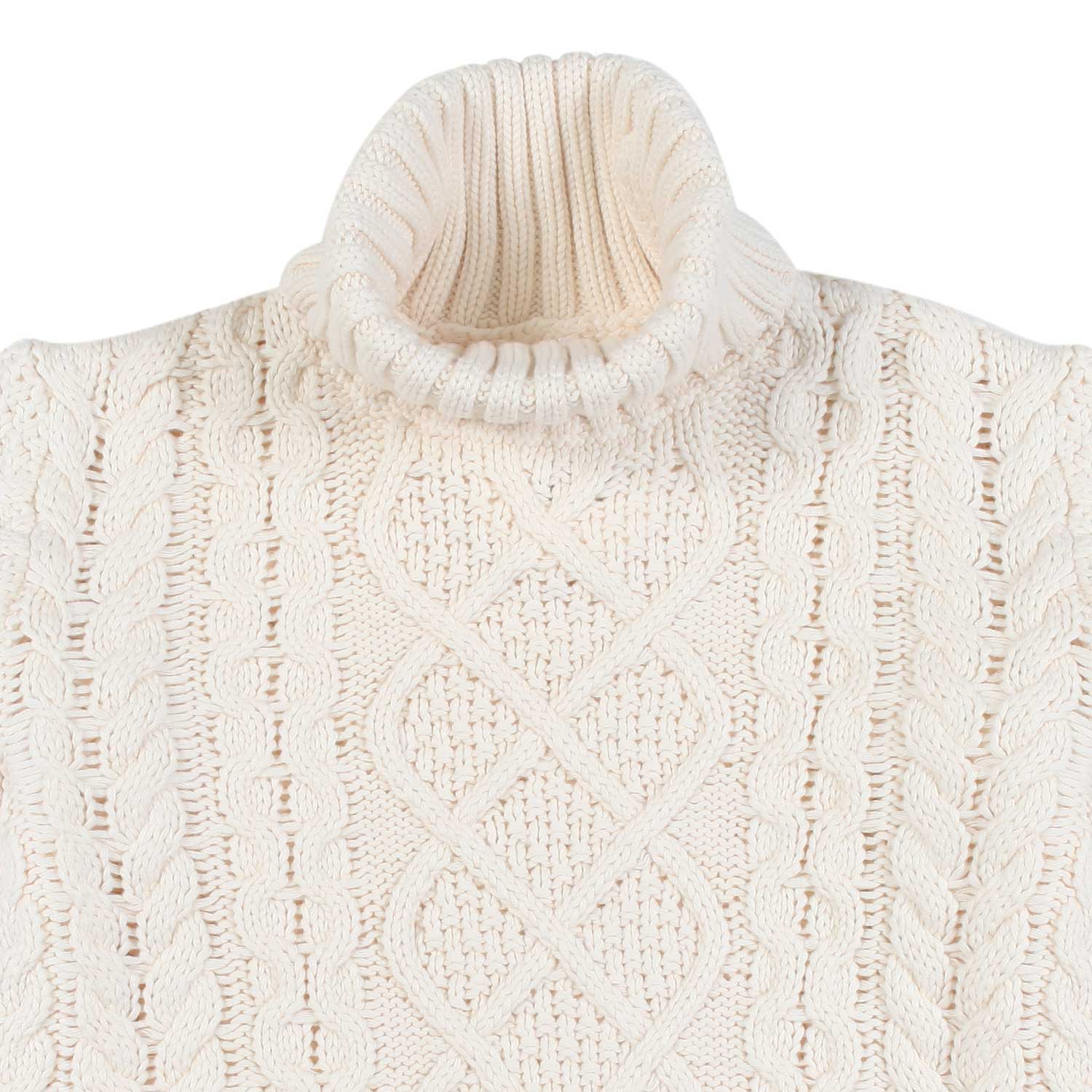 MAGLIONE DOLCEVITA BEIGE CHIARO BAMBINA E TEENAGER - annameglio.com abbigliamento moda