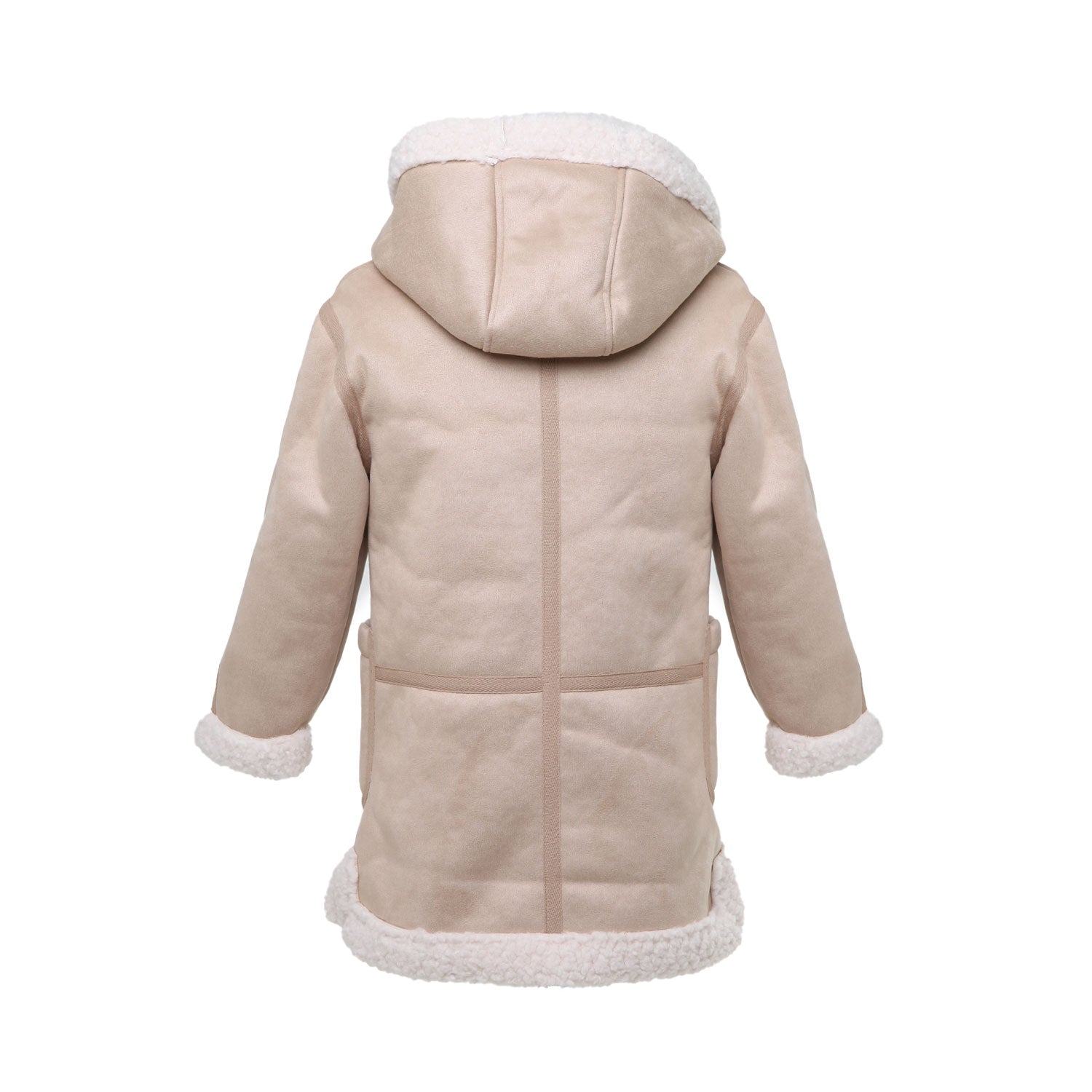 MONTONE ECOLOGICO BEIGE E ECRU BAMBINA E TEEN - annameglio.com abbigliamento moda