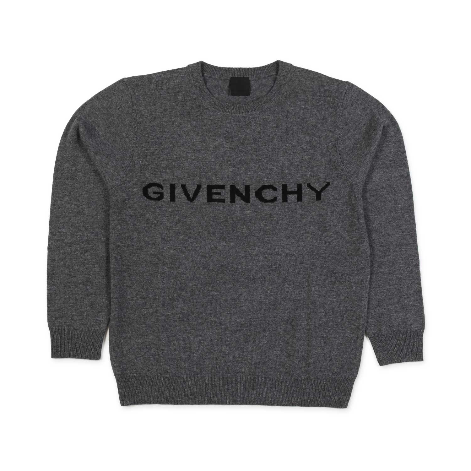 PULLOVER GRIGIO SCURO LOGHI NERI - annameglio.com abbigliamento moda